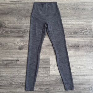 LULULEMON Align Legging Size 4 Mini Herringbone Gray Nulu 27" High Rise Workout